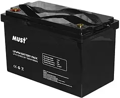 Акумуляторна батарея MUST LP15-12100 (LiFePO4 12V 100Ah 1.28kWh)