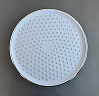 Стельова лійка для душової кабіни 25 см Mixxus Лійка для душових кабін стельова Кругла стельова лійка