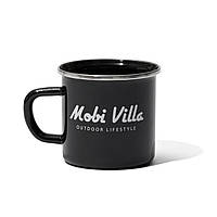Кружка емальована Mobi Garden Villa 350мл NX21666069 black (NH)