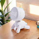Дитячий будильник Единоріг світлодіодний нічник з цифровим дисплеєм, 6 мелодій та таймер XR-MM-C2305, фото 2