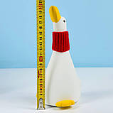 Нічник дитячий силіконовий Качка з шарфом Dream Duck A013, фото 7