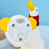 Нічник дитячий силіконовий Качка з шарфом Dream Duck A013, фото 8