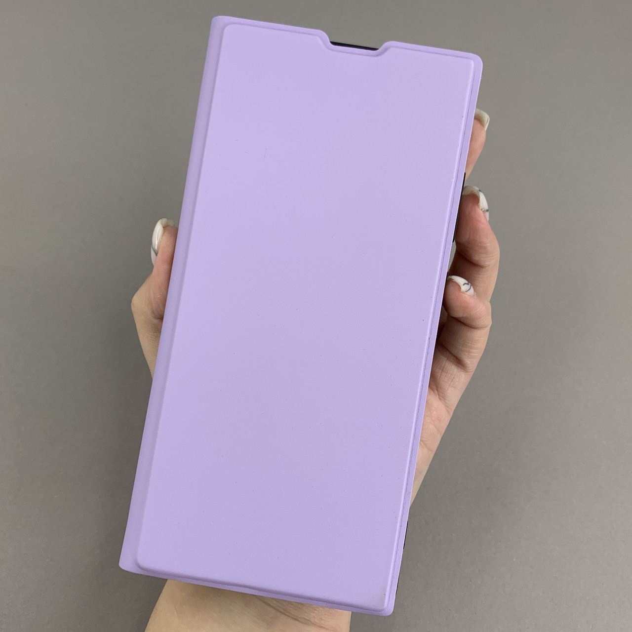 Чохол-книга для Samsung Galaxy S25 Ultra книжка софт тач із захистом камери на самсунг с25 ультра бузкова p8b