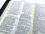 Біблія CUV. Чорна. Замок, індекси, замінник шкіри 15.5х22 см, фото 4