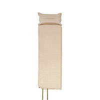 Килимок самонадувний з подушкою Mobi Garden Dot single air 30 мм NX22663003 sand (NH)