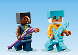 Конструктор Minecraft Майнкрафт Застава меча з фігурками 451 дет, фото 3