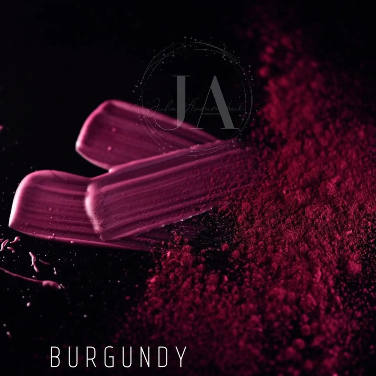Барвник жиророзчинний порошковий BURGUNDY, 30мл, фото 1