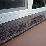 Виготовлення гранітних підвіконь, гранітних відливів під замовлення, з Токівського (коричневого) граніту, фото 8