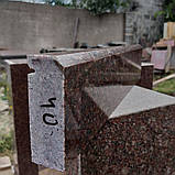 Підвіконня із Токівського граніту 1000×200×20 – коричневого кольору, фото 6