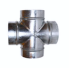 Хрестовина кругла оцинкована  Ø80 90°