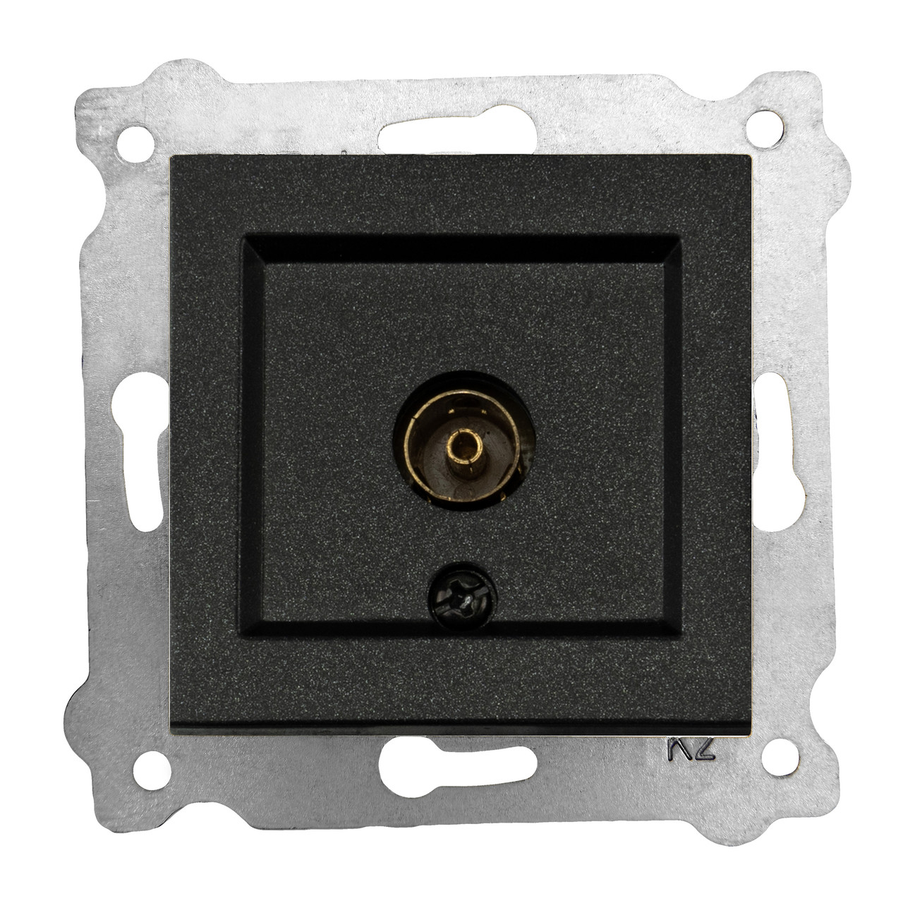 Механізм розетки ТВ кінцевої чорний KARELL