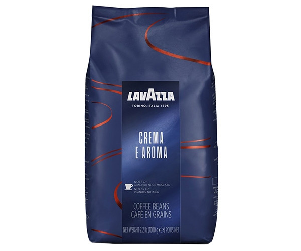Кава в зернах Lavazza Espresso Crema e Aroma 1кг Блакитна. Лавацца