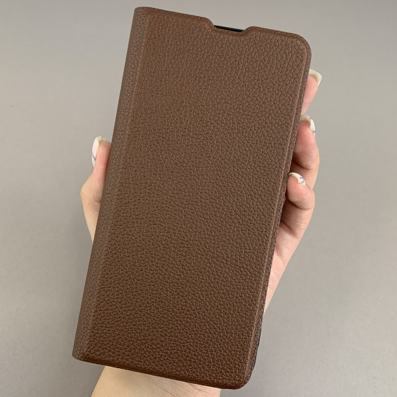 Чохол-книга для Samsung Galaxy S25 Plus книжка із захистом камери на телефон самсунг с25 плюс коричнева q01d