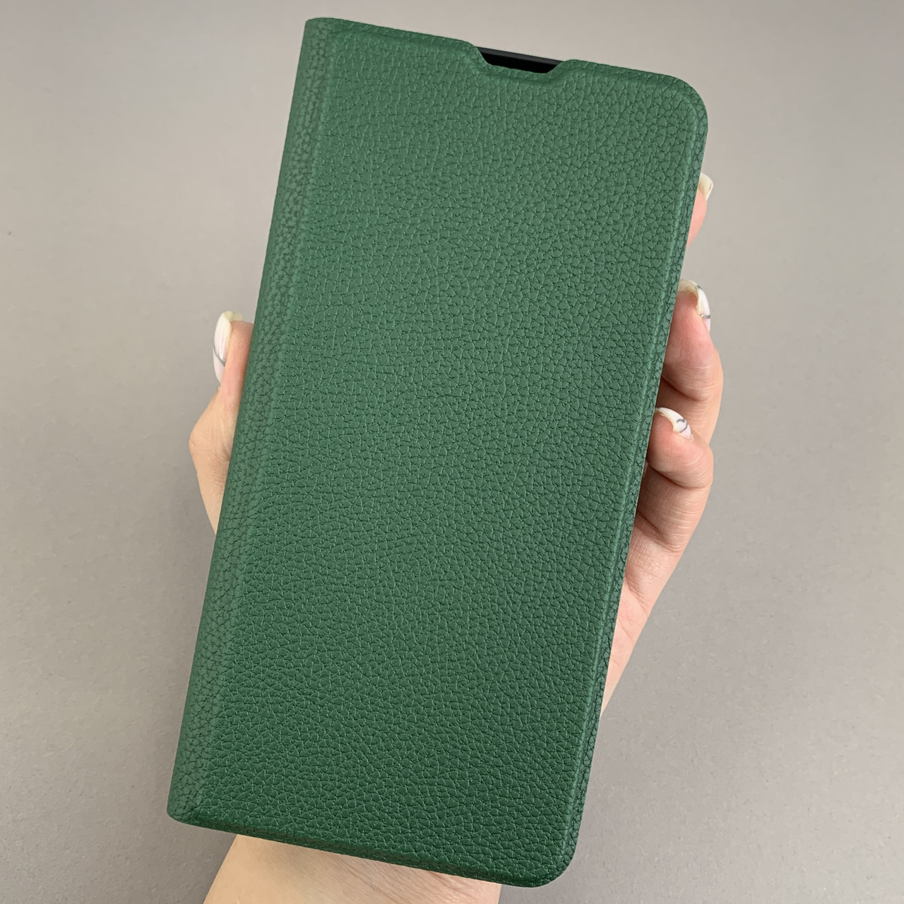 Чохол-книга для Samsung Galaxy S24 FE книжка із захистом камери на телефон самсунг с24 фе зелена q01d