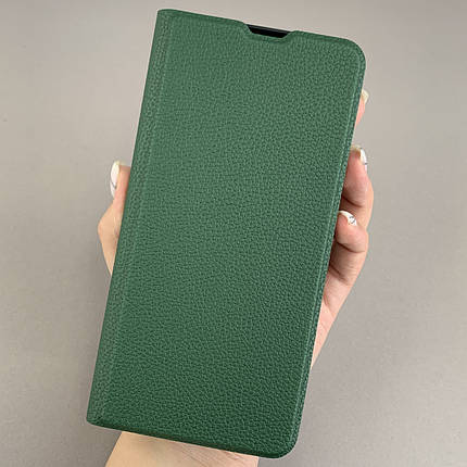 Чохол-книга для Samsung Galaxy S24 FE книжка із захистом камери на телефон самсунг с24 фе зелена q01d, фото 1