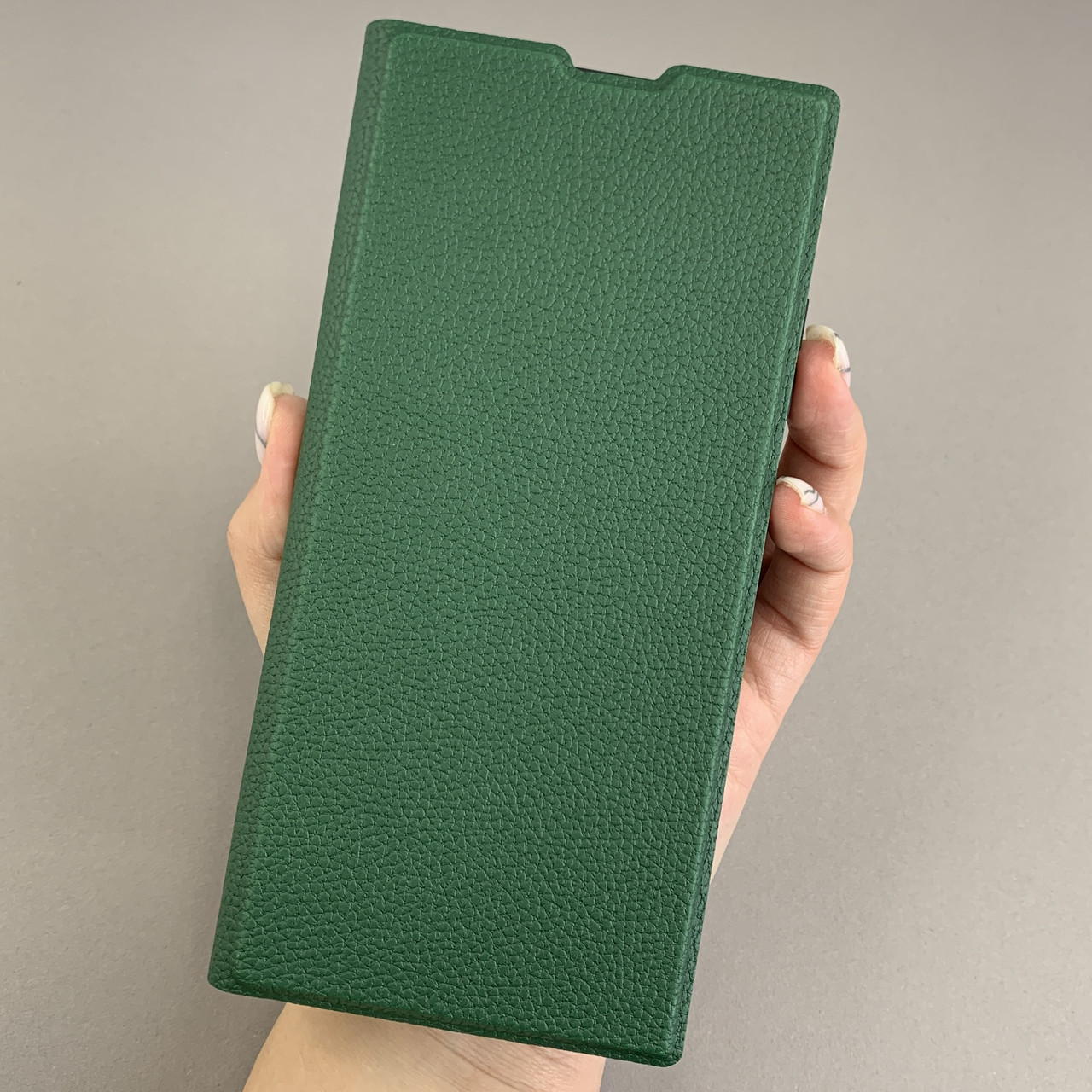 Чохол-книга для Samsung Galaxy S25 Ultra книжка із захистом камери на телефон самсунг с25 ультра зелена q01d