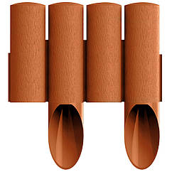 Палісад садовий Standard 2.3 м теракот Cellfast