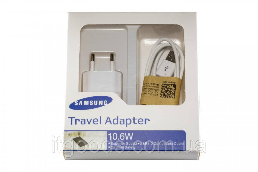 10W Зарядне+Кабель Micro-USB для моб.телефонів HUAWEI (white) 2-in-1