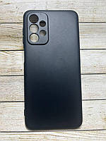 Чохол для Samsung Galaxy A22 2022 (A235F) силіконовий матовий чорний