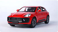 Машинка іграшкова Porsche Macan «АвтоЕксперт» Порше Макан, метал, червона, підсвітка фар, звук, інерція, відкр. двері, капот,, фото 7