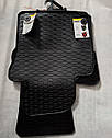 Килимки Skoda Octavia II 2004-2013, VW Golf V, VI 2003-2016, Jetta V 2005-2010, в салон гумові 4шт. Geyer & Hosaja Польща (805/4C), фото 3