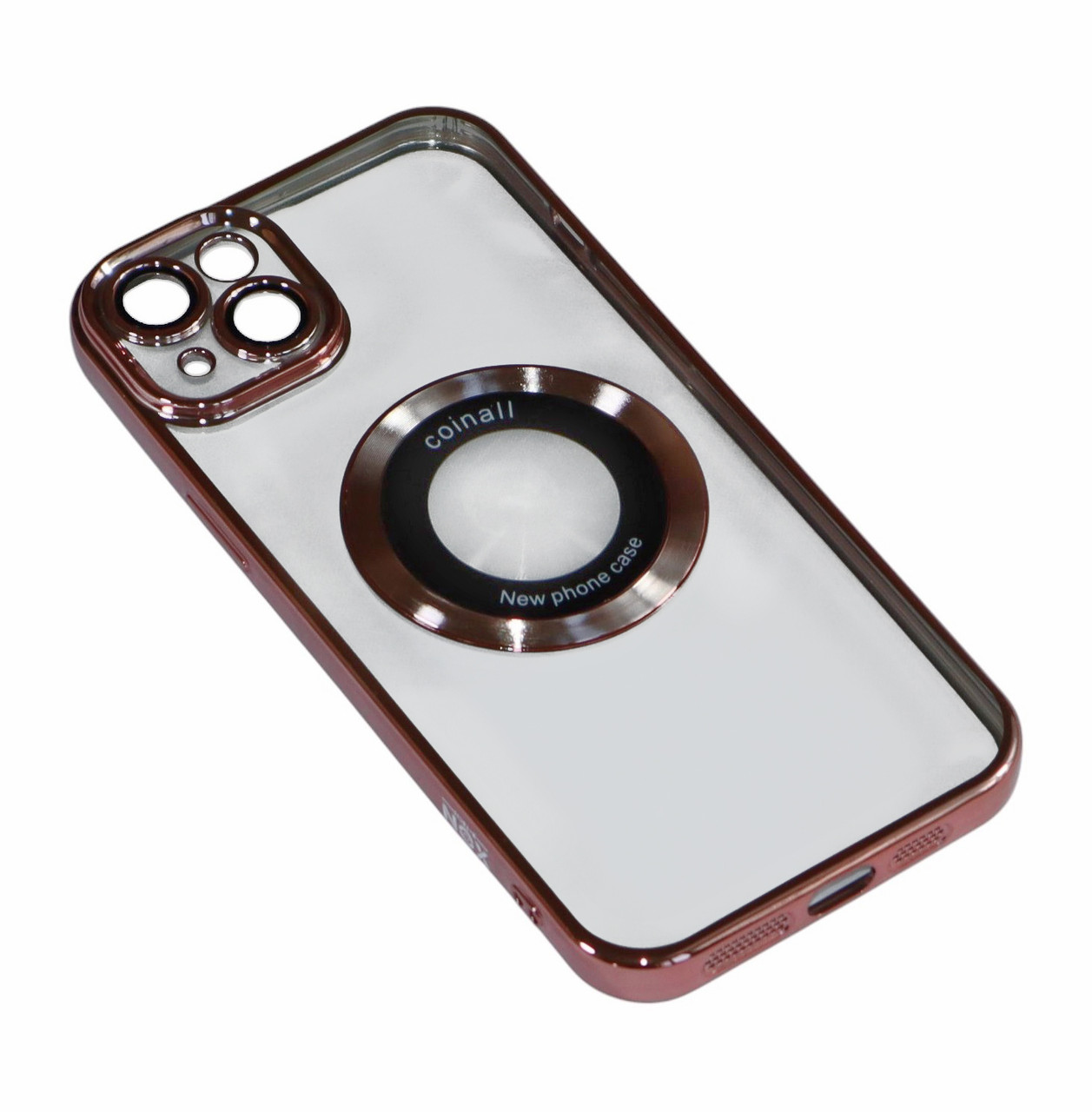 Магнітний чохол XON PhoneCase Magnetic для iPhone 14 Plus (PCMC1114200P 8208) Рожевий/Прозорий, фото 1