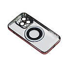 Магнітний чохол XON PhoneCase Magnetic для iPhone 13 Pro (PCMC1113300P 8239) Рожевий/Прозорий, фото 5
