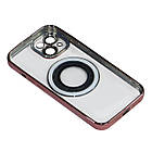 Магнітний чохол XON PhoneCase Magnetic для iPhone 13 (PCMC1113100P 8246) Рожевий/Прозорий, фото 5