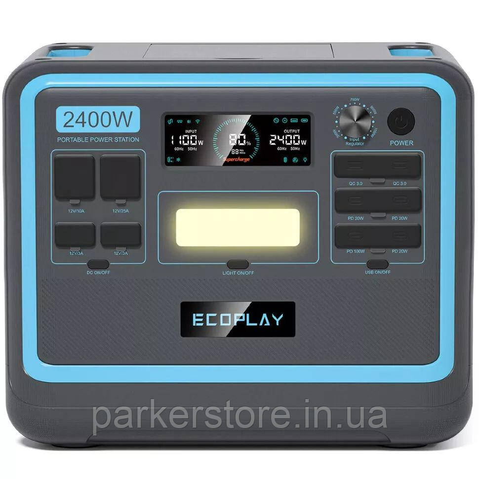 Зарядна станція ECO PLAY 2400 Вт 2,4 кВт LiFePO4