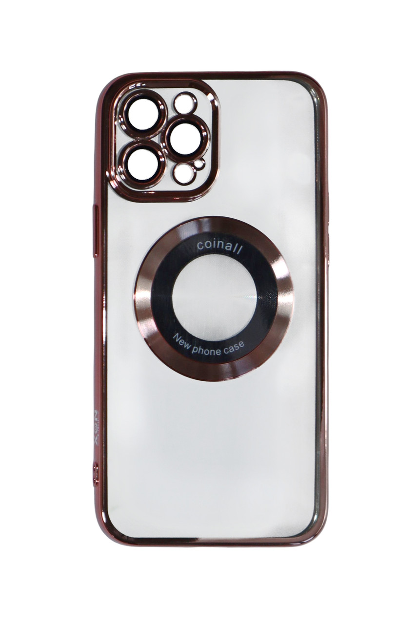 Магнітний чохол XON PhoneCase Magnetic для iPhone 12 Pro Max (PCMC1112400P 8260) Рожевий/Прозорий