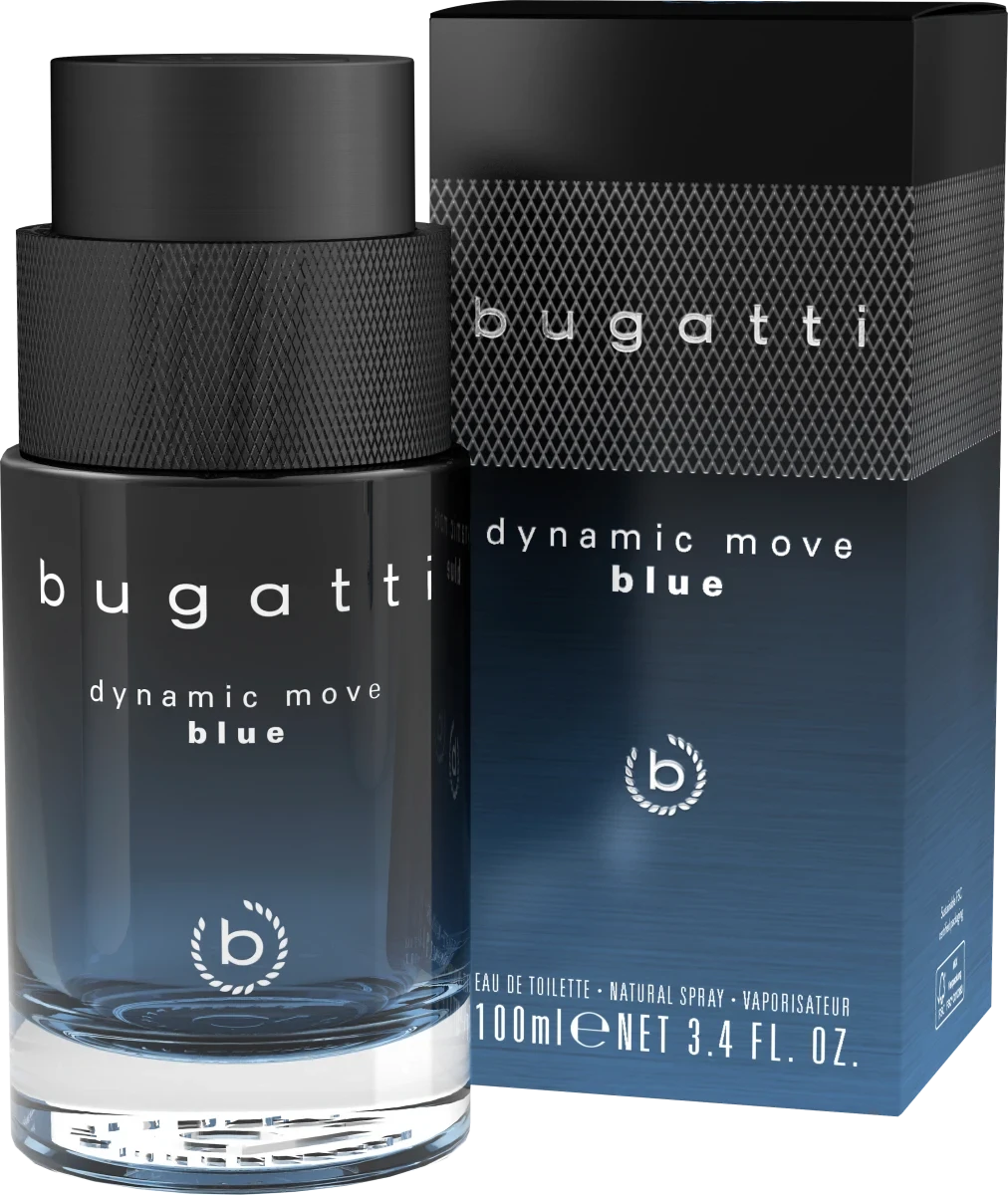 Чоловіча туалетна вода bugatti Dynamic Move Blue, 100 мл