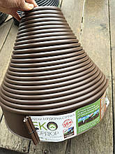 САДОВИЙ БОРДЮР "ЕКОБОРДЮР" ОПТИМАЛЬНИЙ 20М КОРИЧНЕВИЙ