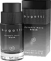 Чоловіча туалетна вода bugatti Dynamic Move Black, 100 мл