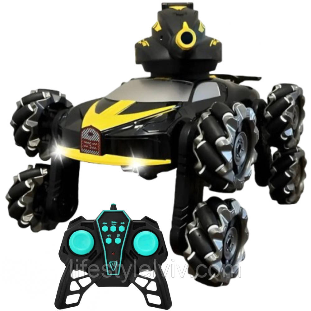 Танк стріляючий на радіокеруванні SHOOTING + пульт / Танк всюдихід на пульті / Танк іграшка / Танк на пульті, фото 1