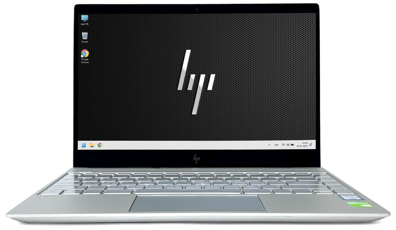 Ноутбук HP Envy 13-ad173cl: Core i7-8550U / RAM 16 ГБ / SSD 256 ГБ / GeForce MX150 / 13.3" UHD 4K, Multitouch