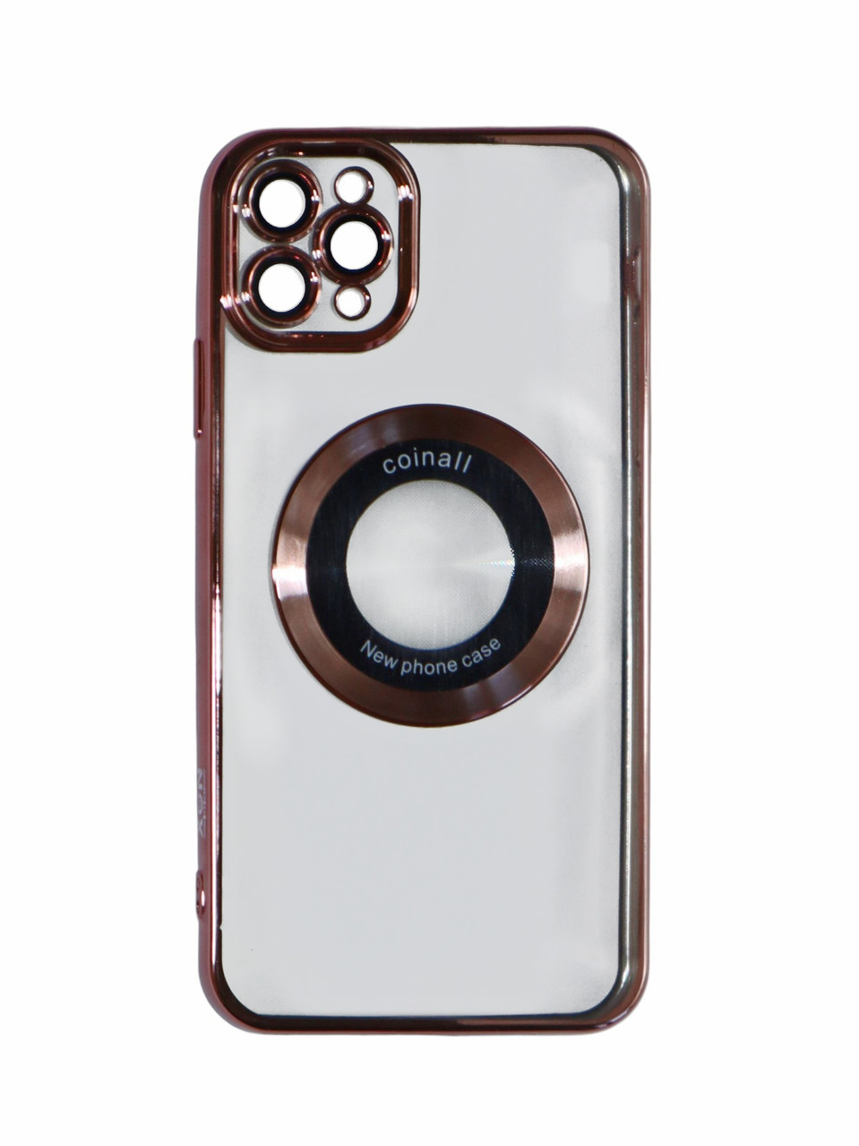 Магнітний чохол XON PhoneCase Magnetic для iPhone 11 Pro Max (PCMC1111400P 8307) Рожевий/Прозорий