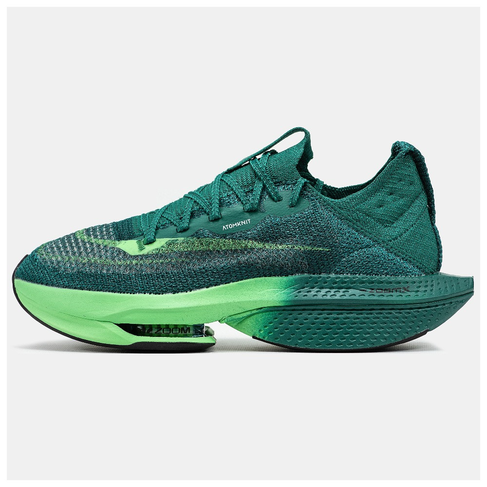 Чоловічі / жіночі кросівки Nike Air Zoom AlphaFly Next% 2 Green, зелені кросівки найк аір зум альфафлай некст 2