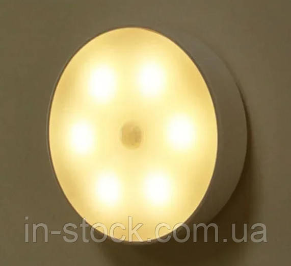 Нічник з датчиком руху магнітний HY-50 warm white