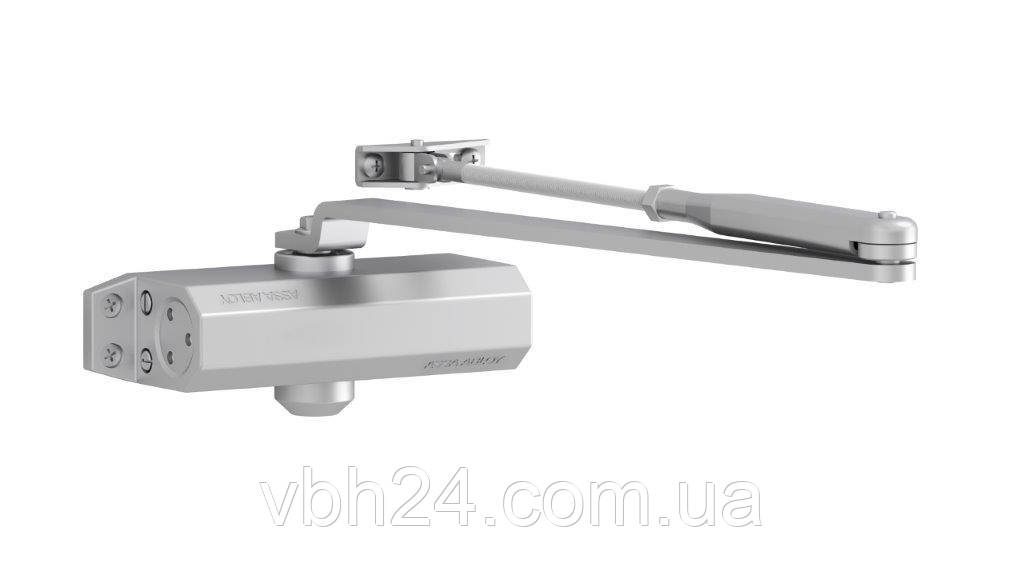Доводчик із ножицями срібло EV1, ASSA ABLOY DC110