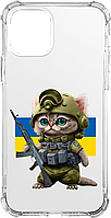 Силікон iPhone 11 Pro Max clear Heroes of Ukraine Case