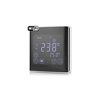 Терморегулятор EcoTerm BSN WI-FI Black Програмований терморегулятор для теплої підлоги Датчики температури
