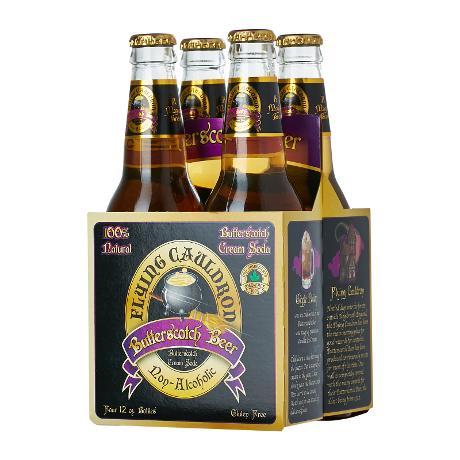 Безалкогольне пиво Harry Potter Elying Gauldron Butterscotch Beer 4 шт. в оригінальній коробці, фото 1