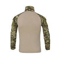 Тактична сорочка Lesko A655 Camouflage L (34 р.) кофта з довгим рукавом камуфляж 9 шт., фото 7