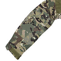 Тактична сорочка Lesko A655 Camouflage L (34 р.) кофта з довгим рукавом камуфляж 9 шт., фото 5