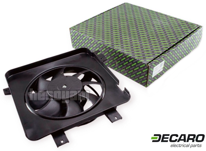 Вентилятор радіатора ВАЗ 2110, 2111, 2112, Пріора 2170, 2171, 2172 (2110-1309016) Decaro 2110-1309016-10, фото 1