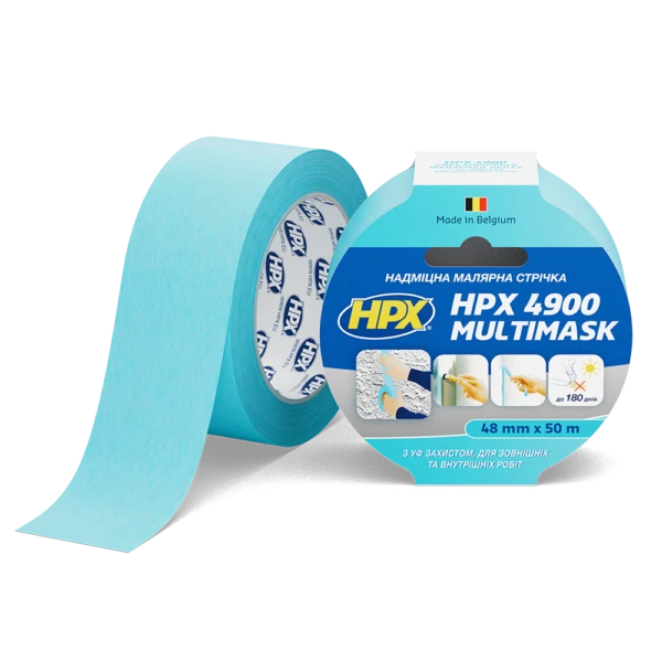Стрічка малярна надміцна HPX 4900 Multimask 50мм*25м