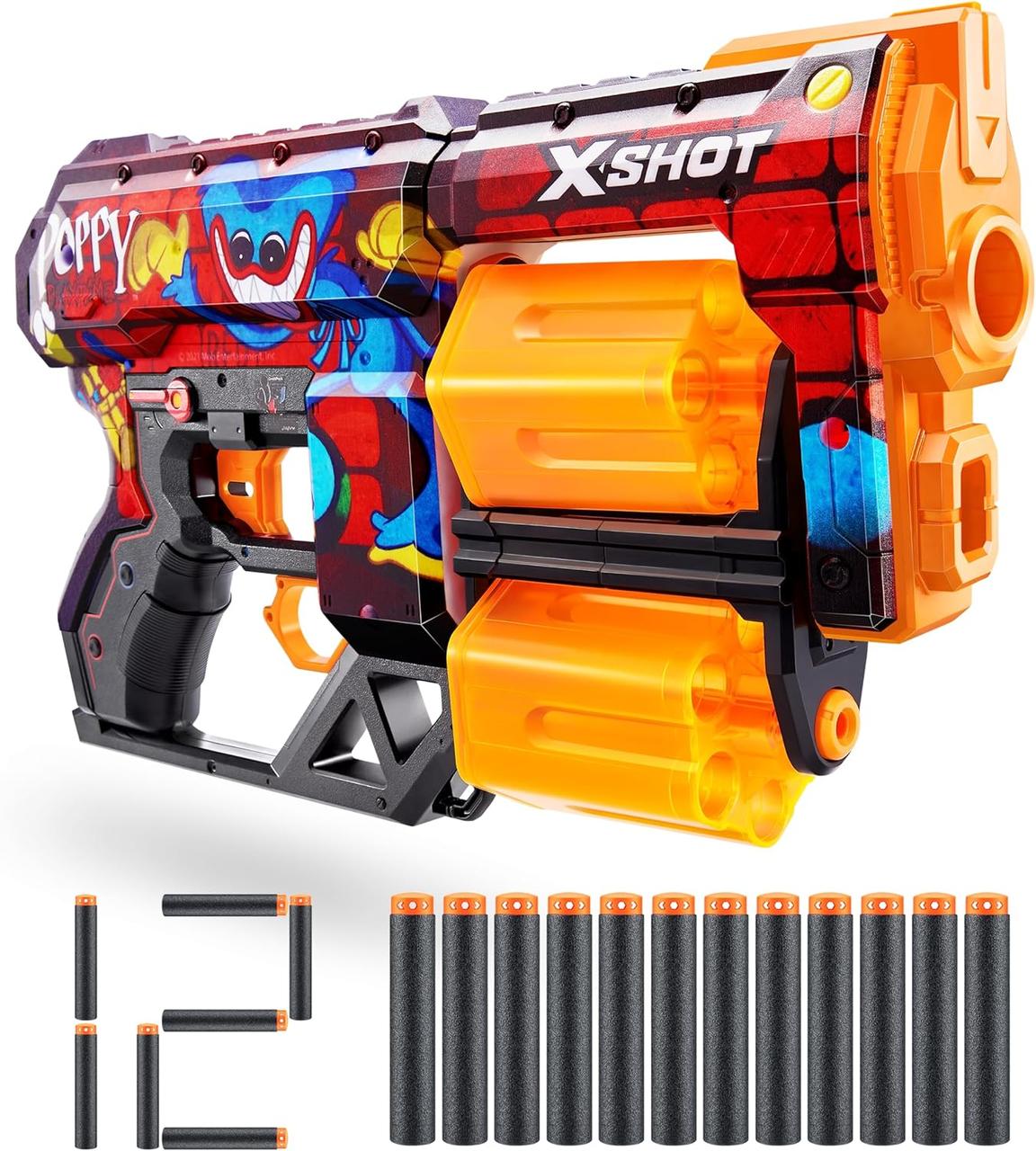 Пускова установка Zuru X-Shot Skins Dread Blaster 12 стріл