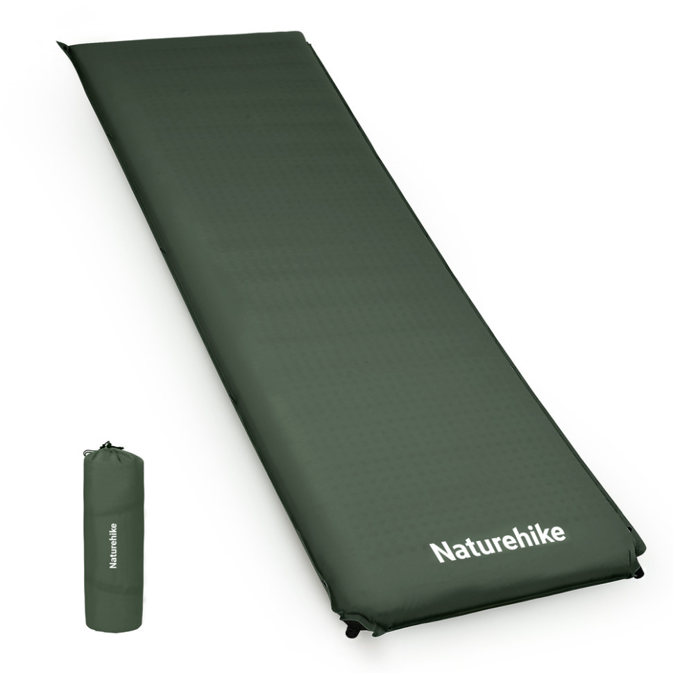 Самонадувний одномісний каремат Naturehike CNK2450WS020 (Green)