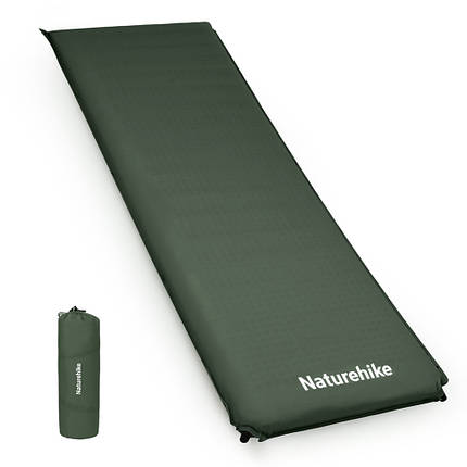Самонадувний одномісний каремат Naturehike CNK2450WS020 (Green), фото 1