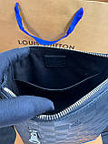 Чоловіча сумка Louis Vuitton Discovery BB стильна месенджер чорна якість преміум, фото 6